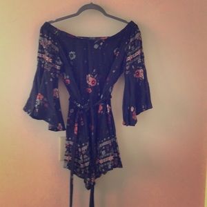 Handcrafted gypsy romper🦋